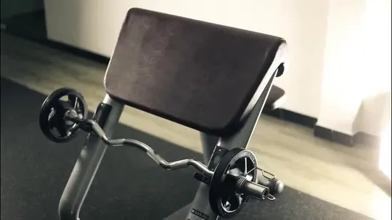 上腕二頭筋カールジムベンチ