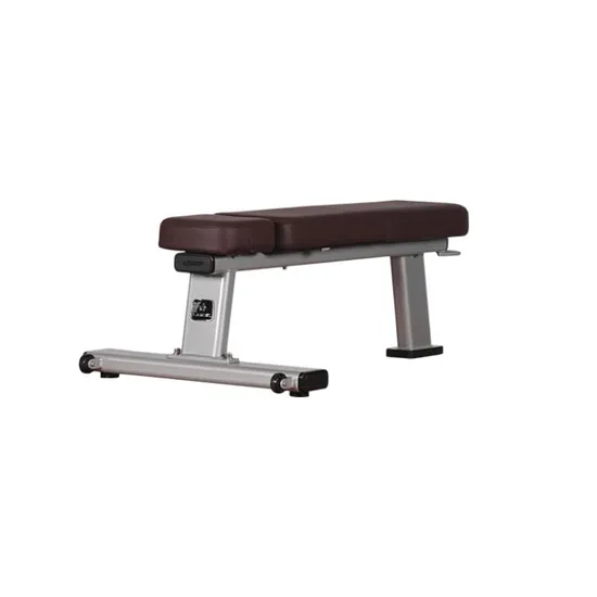Lmcc ジム機器 フィットネスエクササイズ 商業用シットアップフラットベンチ（ホイール付き） 商業用ジム機器